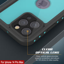Load image into Gallery viewer, Coque étanche IP68 pour iPhone 14 Pro Max, Punkcase [teal] [série StudStar] [ajustement mince]
