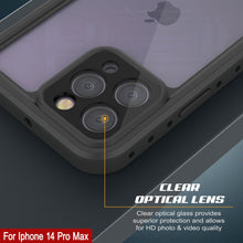 Load image into Gallery viewer, Coque étanche IP68 pour iPhone 14 Pro Max, Punkcase [Transparente] [Série StudStar] [Ajustement fin] [Antipoussière]
