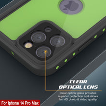 Load image into Gallery viewer, Coque étanche IP68 pour iPhone 14 Pro Max, Punkcase [Vert clair] [Série StudStar] [Ajustement Slim] [Anti-poussière]
