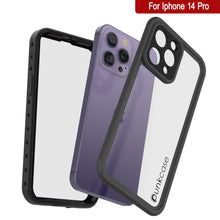 Charger l&#39;image dans la galerie, Étui iPhone 14 Pro étanche IP68, Punkcase [Transparent] [Série StudStar] [Ajustement Mince] [Anti-saleté]
