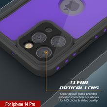 Load image into Gallery viewer, Coque étanche IP68 pour iPhone 14 Pro, Punkcase [Violet] [Série StudStar] [Ajustement Slim] [Résistant à la saleté]
