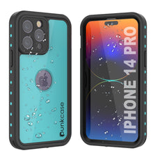 Load image into Gallery viewer, Coque étanche IP68 pour iPhone 14 Pro, Punkcase [Teal] [Série StudStar] [Coupe Slim]
