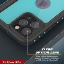 Load image into Gallery viewer, Coque étanche IP68 pour iPhone 14 Pro, Punkcase [Teal] [Série StudStar] [Coupe Slim]
