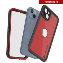 Load image into Gallery viewer, Coque étanche IP68 pour iPhone 15, Punkcase [Rouge] [Série StudStar] [Ajustement Slim].
