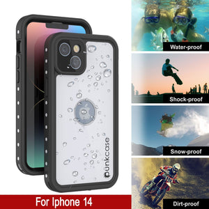 Coque étanche IP68 pour iPhone 14, Punkcase [Blanc] [Série StudStar] [Ajustement mince] [Résistant à la saleté]