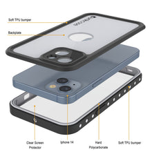 Load image into Gallery viewer, Coque étanche IP68 pour iPhone 15, Punkcase [Blanc] [Série StudStar] [Ajustement Slim] [Anti-poussière]
