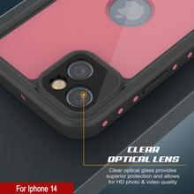 Load image into Gallery viewer, Coque étanche IP68 pour iPhone 14, Punkcase [Rose] [Série StudStar] [Ajustement fin] [Antipoussière]
