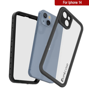 Coque étanche IP68 pour iPhone 14, Punkcase [Transparente] [Série StudStar] [Ajustement Slim] [Antipoussière]