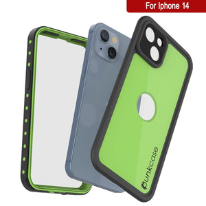 Coque étanche iPhone 14 IP68, Punkcase [Vert clair] [Série StudStar] [Ajustement fin] [Résistant à la saleté]