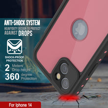 Load image into Gallery viewer, Coque étanche IP68 pour iPhone 15, Punkcase [Rose] [Série StudStar] [Ajustement Mince] [Anti-Saleté]
