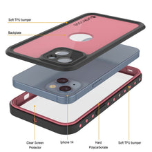 Load image into Gallery viewer, Coque étanche IP68 pour iPhone 15, Punkcase [Rose] [Série StudStar] [Ajustement Mince] [Anti-Saleté]
