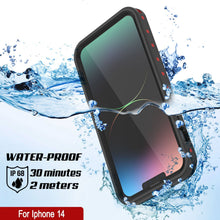 Load image into Gallery viewer, Coque étanche IP68 pour iPhone 15, Punkcase [Rouge] [Série StudStar] [Ajustement Slim].
