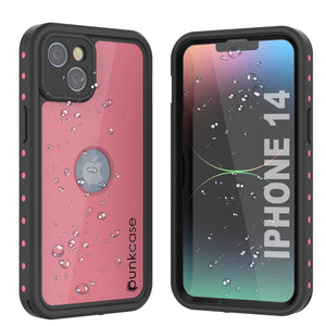 Coque étanche IP68 pour iPhone 14, Punkcase [Rose] [Série StudStar] [Ajustement fin] [Antipoussière]