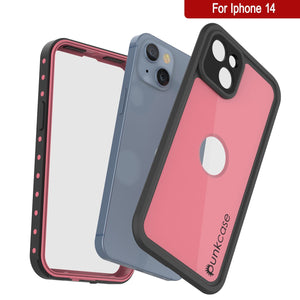 Coque étanche IP68 pour iPhone 14, Punkcase [Rose] [Série StudStar] [Ajustement fin] [Antipoussière]