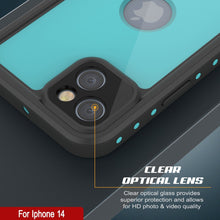 Load image into Gallery viewer, Coque iPhone 14 étanche IP68, Punkcase [Teal] [Série StudStar] [Slim Fit]
