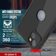 Load image into Gallery viewer, Coque étanche IP68 pour iPhone 15, Punkcase [Noir] [Série StudStar] [Ajustement mince]
