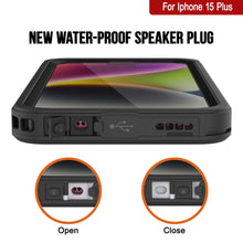 Charger l&#39;image dans la galerie, Coque étanche pour iPhone 15 Plus, Punkcase [Série Extrême] Housse de Protection avec Protecteur d&#39;Écran Intégré [Noir]
