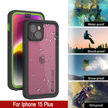 Load image into Gallery viewer, Coque étanche pour iPhone 15 Plus, Punkcase [Série Extrême] Protection Armor avec protecteur d&#39;écran intégré [Vert clair]
