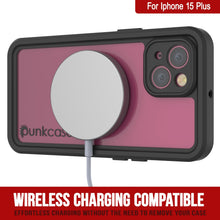 Load image into Gallery viewer, Coque étanche pour iPhone 15 Plus, Punkcase [Série Extrême] avec protection Pare-chocs et protecteur d&#39;écran intégré [Violet]

