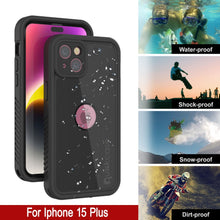 Charger l&#39;image dans la galerie, Coque étanche IP68 pour iPhone 16 Plus, Punkcase [Noir] [Série StudStar] [Coupe ajustée]
