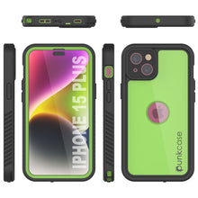 Charger l&#39;image dans la galerie, Coque étanche IP68 iPhone 15 Plus, Punkcase [Vert clair] [Série StudStar] [Ajustement mince] [Étanche à la saleté]
