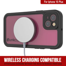 Charger l&#39;image dans la galerie, Coque étanche IP68 pour iPhone 15 Plus, Punkcase [Transparente] [Série StudStar] [Ajustement Slim] [Antipoussière]
