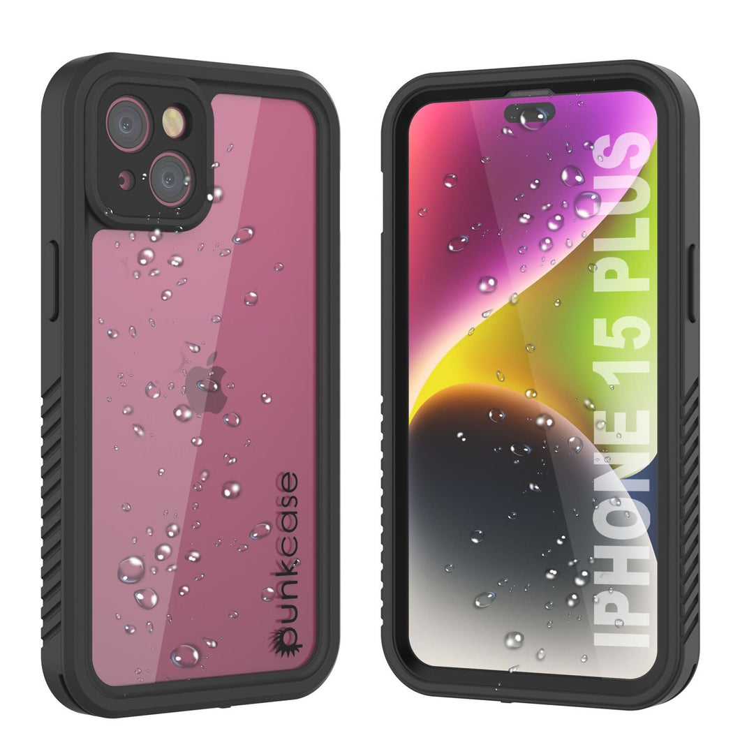 Coque étanche IP68 pour iPhone 16 Plus, Punkcase [Transparent] [Série StudStar] [Coupe ajustée] [Anti-salissures]