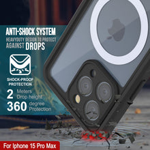 Charger l&#39;image dans la galerie, Produits Coque étanche iPhone 15 Pro Max, Punkcase [Série Extrême] Couverture Antichoc Avec Protecteur d&#39;écran intégré [Vert clair]
