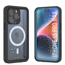 Charger l&#39;image dans la galerie, Produits Coque étanche iPhone 15 Pro Max, Punkcase [Série Extrême] Coque de Protection avec Protecteur d&#39;écran intégré [Bleu clair]
