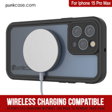 Charger l&#39;image dans la galerie, Coque étanche IP68 pour iPhone 15 Pro Max, Punkcase [Transparente] [Série StudStar] [Ajustement fin] [Antipoussière]
