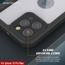 Charger l&#39;image dans la galerie, Coque étanche IP68 pour iPhone 15 Pro Max, Punkcase [Blanche] [Série StudStar] [Ajustement Fin] [Anti-poussière]
