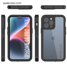 Charger l&#39;image dans la galerie, Coque étanche IP68 pour iPhone 15 Pro Max, Punkcase [Transparente] [Série StudStar] [Ajustement fin] [Antipoussière]
