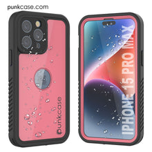 Load image into Gallery viewer, Coque étanche IP68 pour iPhone 16 Pro Max, Punkcase [Rose] [Série StudStar] [Coupe ajustée] [Anti-salissures]
