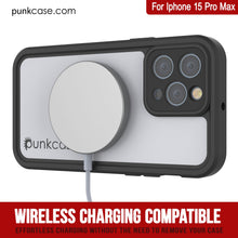 Charger l&#39;image dans la galerie, Coque étanche IP68 pour iPhone 15 Pro Max, Punkcase [Blanche] [Série StudStar] [Ajustement Fin] [Anti-poussière]

