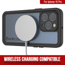 Charger l&#39;image dans la galerie, Étui étanche pour iPhone 15 Pro, Punkcase [Série Extrême] Coque de protection avec protecteur d&#39;écran intégré [Vert clair]
