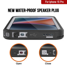 Charger l&#39;image dans la galerie, Coque étanche iPhone 15 Pro, Punkcase [Série Extrême] Protection renforcée avec protecteur d&#39;écran intégré [Blanc]
