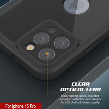 Load image into Gallery viewer, Coque étanche IP68 Punkcase pour iPhone 15 Pro, [Noir] [Série StudStar] [Slim Fit]
