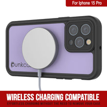 Charger l&#39;image dans la galerie, Coque étanche IP68 pour iPhone 16 Pro, Punkcase [Lilas] [Série StudStar] [Coupe ajustée] [Anti-salissures]
