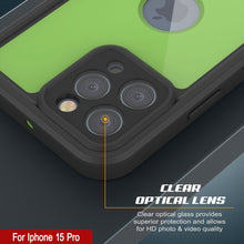 Load image into Gallery viewer, Coque étanche IP68 pour iPhone 15 Pro, Punkcase [Vert clair] [Série StudStar] [Slim Fit] [Antipoussière]
