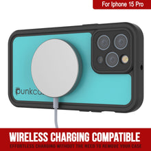 Charger l&#39;image dans la galerie, Coque étanche IP68 pour iPhone 16 Pro, Punkcase [Teal] [StudStar Series] [Slim Fit]
