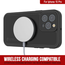 Load image into Gallery viewer, Coque étanche IP68 Punkcase pour iPhone 15 Pro, [Noir] [Série StudStar] [Slim Fit]
