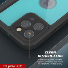 Load image into Gallery viewer, Coque étanche iPhone 15 Pro IP68, Punkcase [Teal] [Série StudStar] [Ajustement Slim]
