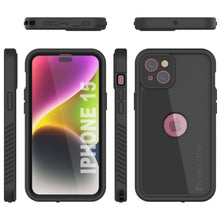 Load image into Gallery viewer, Coque étanche IP68 pour iPhone 15, Punkcase [Noir] [Série StudStar] [Ajustement mince]
