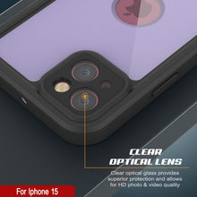 Load image into Gallery viewer, Coque étanche IP68 pour iPhone 15, Punkcase [Lilac] [Série StudStar] [Ajustement slim] [Anti-saleté]
