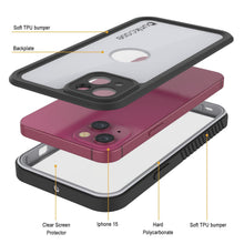 Load image into Gallery viewer, Coque étanche IP68 pour iPhone 15, Punkcase [Blanc] [Série StudStar] [Ajustement Slim] [Anti-poussière]
