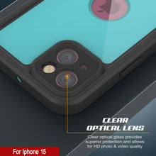 Load image into Gallery viewer, Coque étanche iPhone 15 IP68, Punkcase [Teal] [Série StudStar] [Ajustement Slim]
