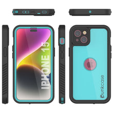 Load image into Gallery viewer, Coque étanche iPhone 15 IP68, Punkcase [Teal] [Série StudStar] [Ajustement Slim]
