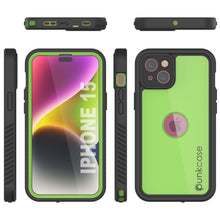 Load image into Gallery viewer, Coque étanche IP68 pour iPhone 15, Punkcase [Vert clair] [Série StudStar] [Ajustement fin] [Antipoussière]
