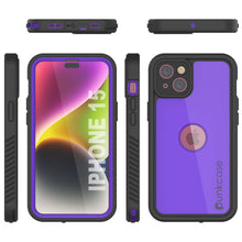 Load image into Gallery viewer, Coque étanche IP68 pour iPhone 15, Punkcase [Violette] [Série StudStar] [Slim Fit] [Résistante à la poussière]
