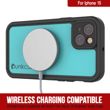 Load image into Gallery viewer, Coque étanche iPhone 15 IP68, Punkcase [Teal] [Série StudStar] [Ajustement Slim]
